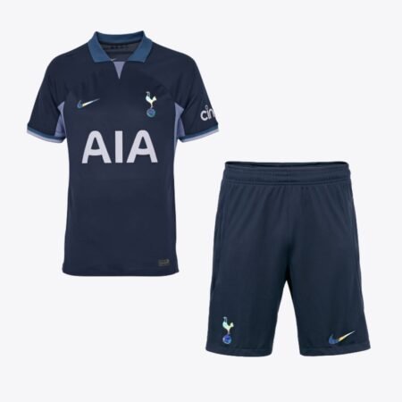 Kit Infantil Tottenham 2 Azul Escuro 2023/24 Unissex