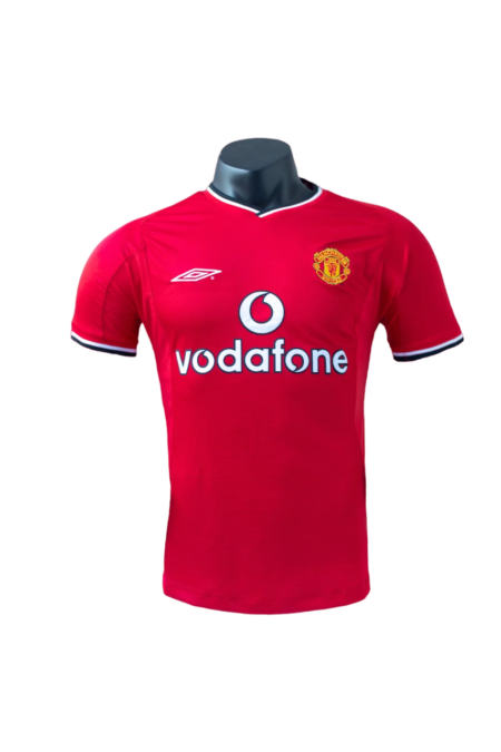 Camisa Manchester United Home Vermelho 2000/01 Masculina