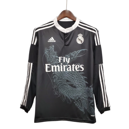 Camisa Real Madrid Seanson Preta 2014 Manga Longa