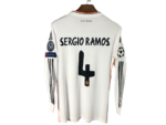 Camisa Real Madrid Home Branca Sergio Ramos 2013/14
