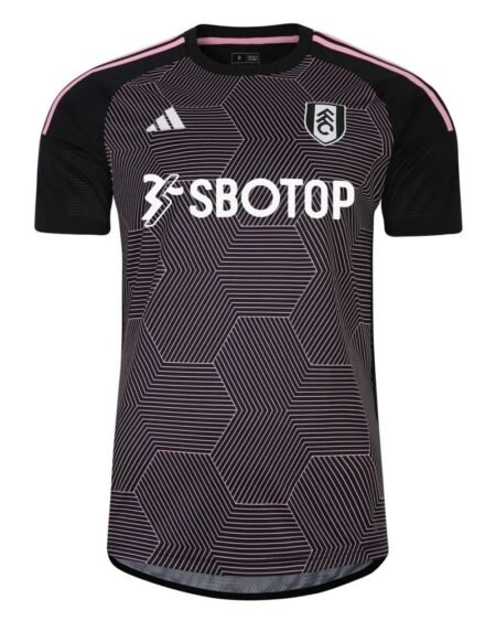 Nova Camisa Fulham 3 Preta 2023/24 Masculina