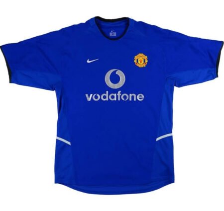 Camisa Manchester United Away Azul 2007/08 Masculina