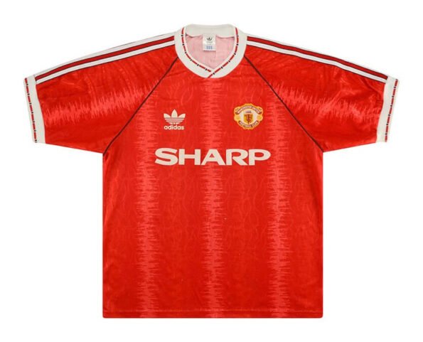 Camisa Manchester United Home Vermelha 1990/92 Masculina