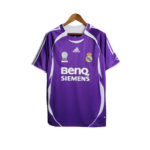 Camisa Real Madrid Roxo Siemens 2006 Masculina