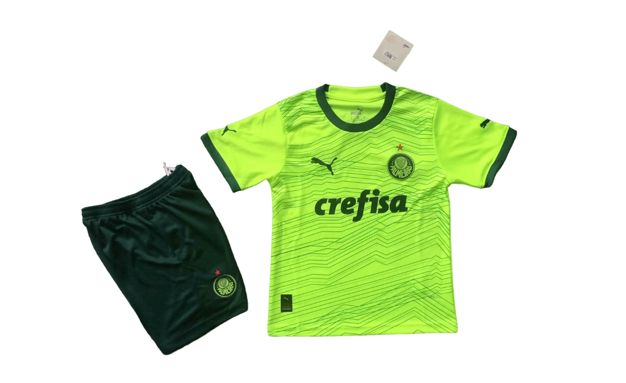 Kit Infantil Palmeiras 3 Verde 2023/24 Unissex Kit Infantil Palmeiras 3 Verde 2023/24 Unissex