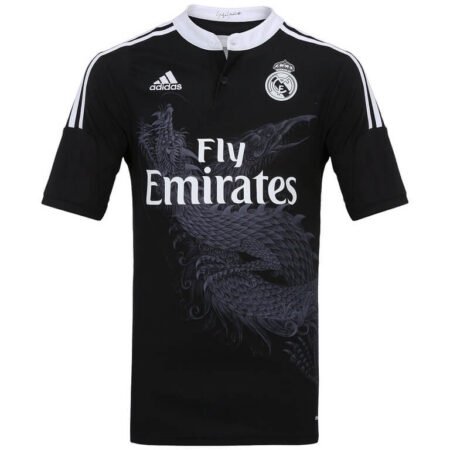 Camisa Real Madrid Seanson Preta 2014 Masculina