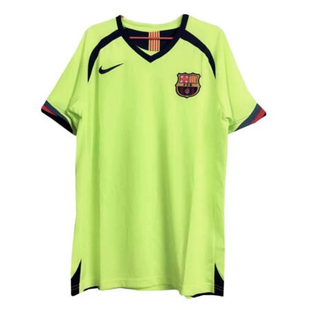 Camisa Barcelona Away Verde 2005/06 Masculina