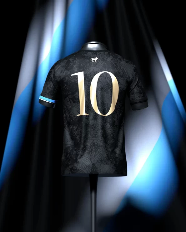 Camisa La Pulga Messi 10 Preta commafootball