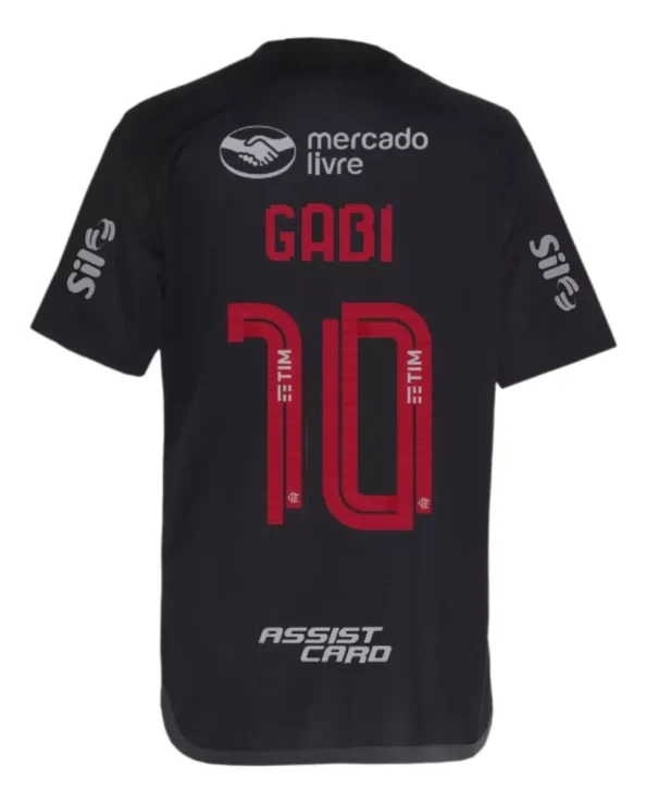 Camisa do Flamengo Gabi 3 Cinza Escudo Refletivo 2023/24 Masculina