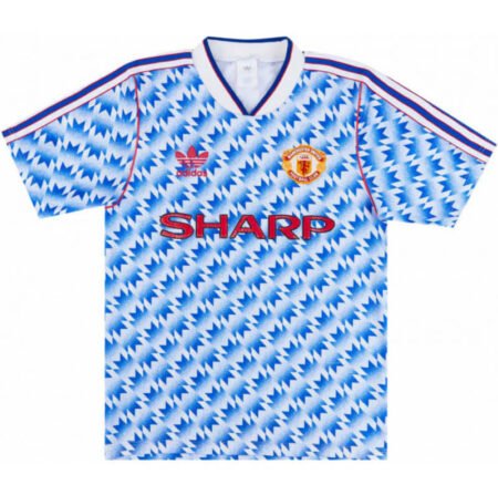 Camisa Manchester United Away Azul 1990/92 Masculina