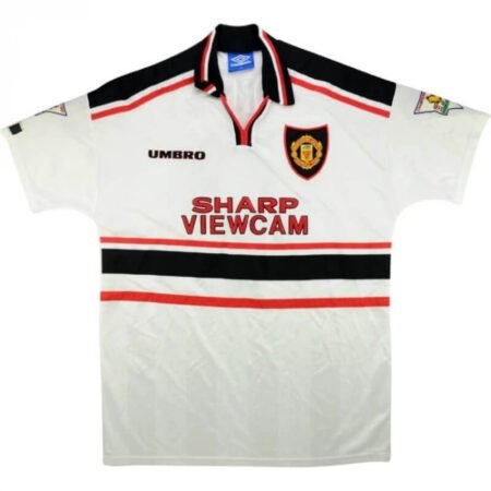 Camisa Manchester United Away Branca 1997/98 Masculina