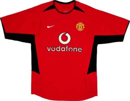 Camisa Manchester United Home Vermelha 2002 Masculina