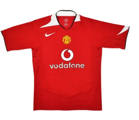 Camisa Manchester United Home Vermelha 2005 Masculina