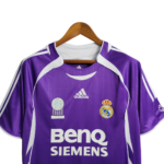 Camisa Real Madrid Roxo Siemens 2006 Masculina