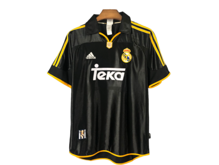 Camisa Real Madrid Away Preta 1999 Masculina