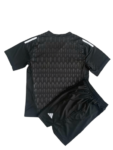 Kit Infantil Manchester United Preto Goleiro 2023/24 Unissex