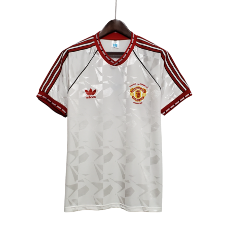 Camisa Manchester United Away Branca 1991/92 Masculina