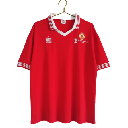 Camisa Manchester United Home Vermelho 1977 Masculina