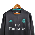 Camisa Real Madrid Home Preta 2017/18 Manga Longa