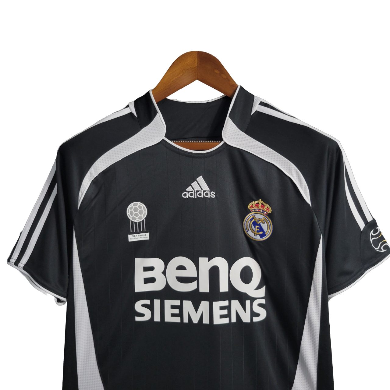 Camisa Real Madrid Away Preta 2006/07 Masculina Camisa Real Madrid Away Preta 2006/07 Masculina