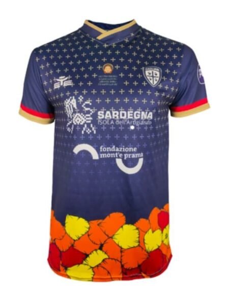 Camisa Especial Cagliari Azul 2023/24 Masculina