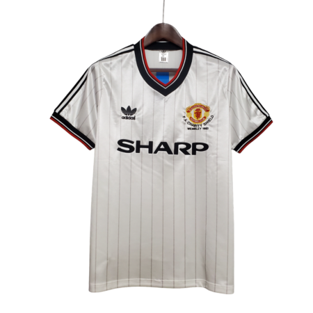 Camisa Manchester United Branca 1985 Masculina