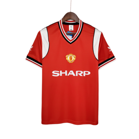 Camisa Manchester United Home Vermelha 1985/86 Masculina