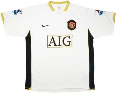 Camisa Manchester United Away Branca 2006/07 Masculina