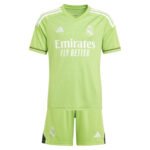 Kit Infantil Real Madrid Goleiro Verde 2023/24 Unissex