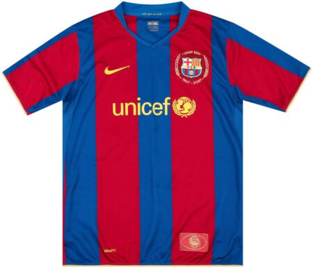 Camisa Barcelona Home 2007/08 Masculina