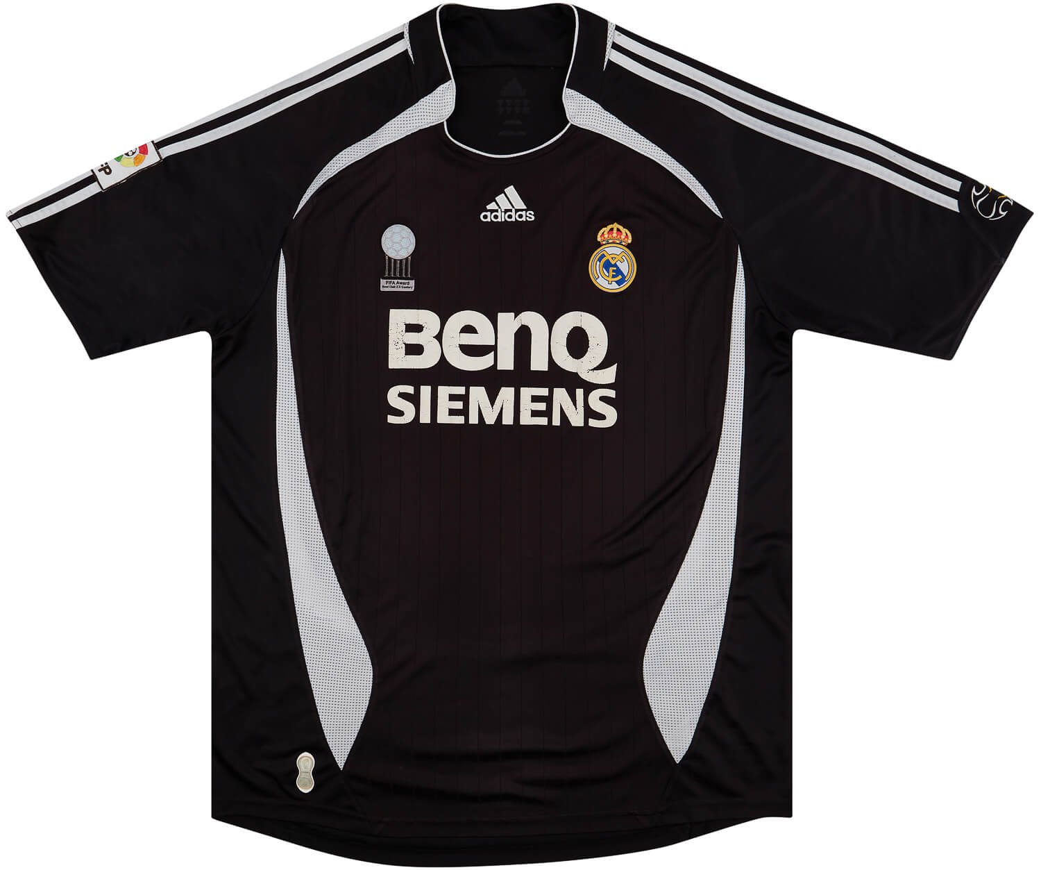 Camisa Real Madrid Away Preta 2006/07 Masculina Camisa Real Madrid Away Preta 2006/07 Masculina
