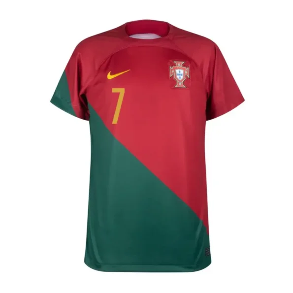 Camisa CR7 Portugal Vermelha Copa do Mundo 2023