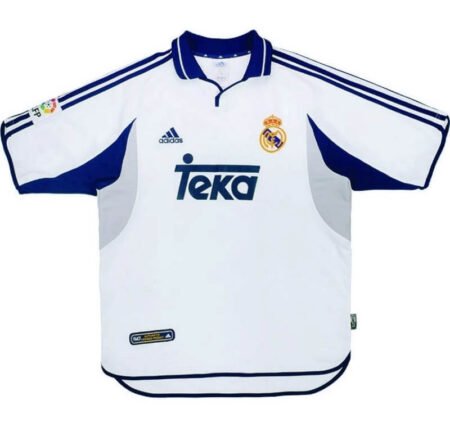 Camisa Real Madrid Home Branca 2000 Masculina