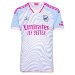 Camisa Arsenal Stella McCartneymapa Branco/Azul 2023/24 Masculina