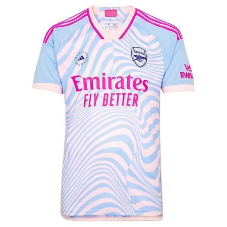 Camisa Arsenal Stella McCartneymapa Branco/Azul 2023/24 Masculina