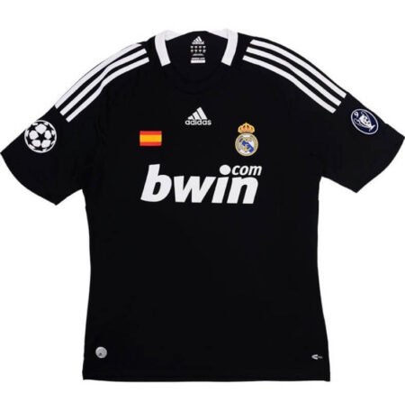 Camisa Real Madrid Away Preta 2008/09 Masculina