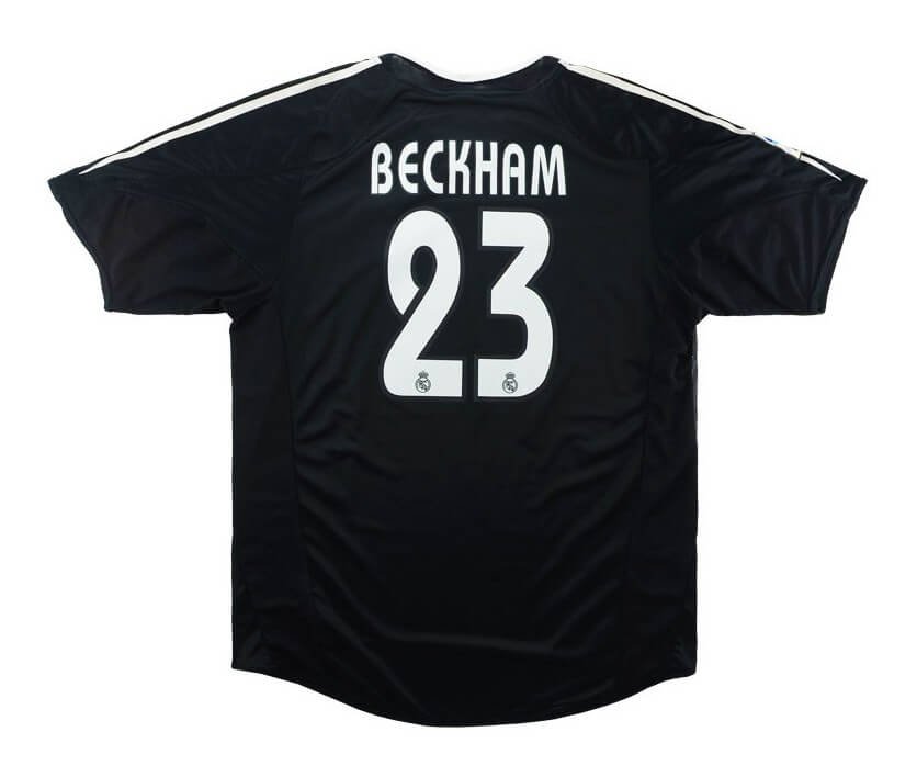 Camisa Real Madrid Preta Away 2004/05 Masculina Camisa Real Madrid Preta Away 2004/05 Masculina