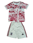 Kit Infantil Japão Vermelha/Branca 2023/24 Unissex