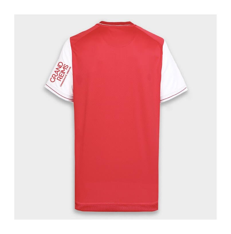 Camisa Stade Reims Home Vermelha 2023/24 Masculina Camisa Stade Reims Home Vermelha 2023/24 Masculina