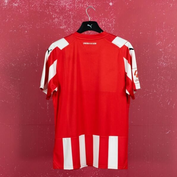 Camisa Gijón Home Vermelha 2023/24 Masculina