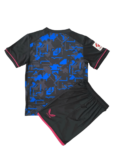 Kit Infantil Sevilla Azul/Preta 2023/24 Unissex