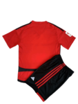 Kit Infantil CD Mirandés Vermelho/Preto 2023/24 Unissex