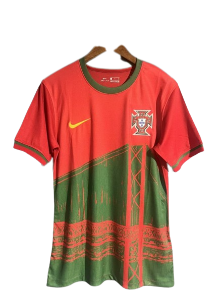 Camisa Portugal Vermelha Home 2023/24 Masculina