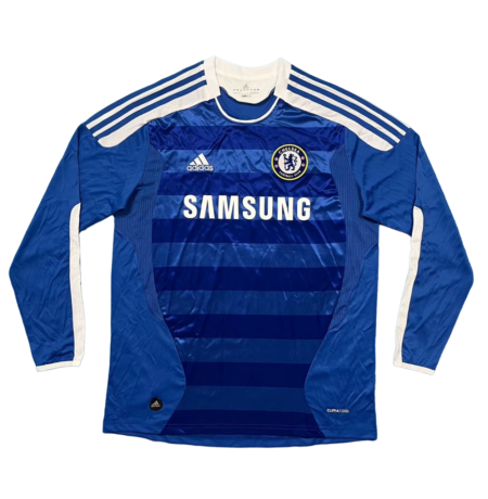 Camisa Chelsea Home Azul 2011/12 Manga Longa