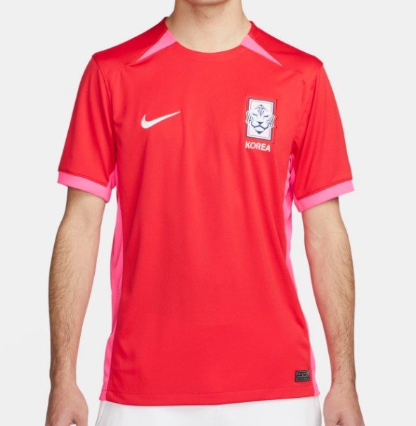 Camisa Coréia do Sul Home Vermelha 2023/24 Masculina Camisa Coréia do Sul Home Vermelha 2023/24 Masculina