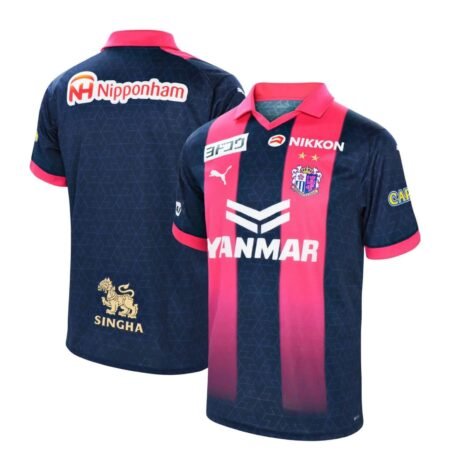 Camisa Cerezo Osaka Especial Preta/Rosa 2023/24 Masculina