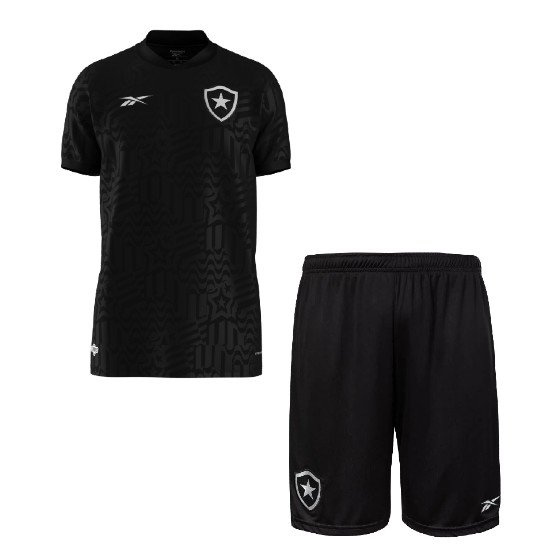 Kit Infantil II Preto Botafogo  Reebok 2023 Unissex