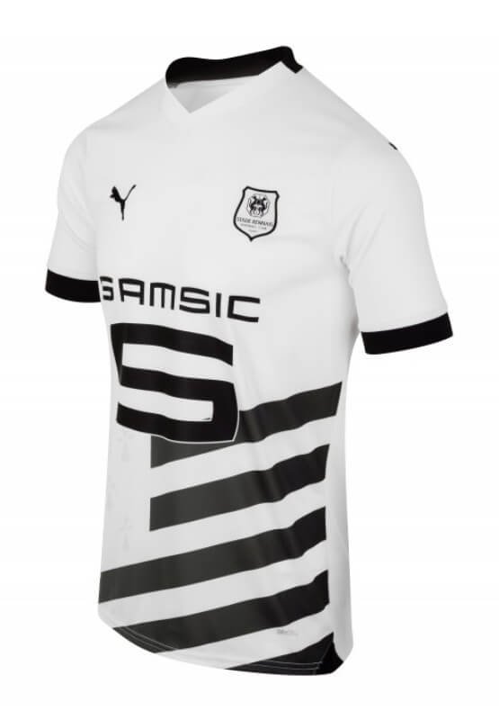 Camisa Rennais Away Branca 2023/24 Masculina Camisa Rennais Away Branca 2023/24 Masculina