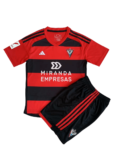 Kit Infantil CD Mirandés Vermelho/Preto 2023/24 Unissex