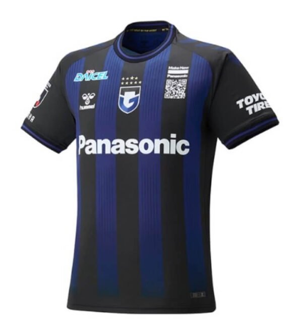 Camisa Gamba Osaka Home Azul 2023/24 Masculina